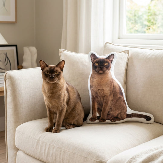 Custom Cat Pillow Turn Your Cat Image Into A Cozy Pillow