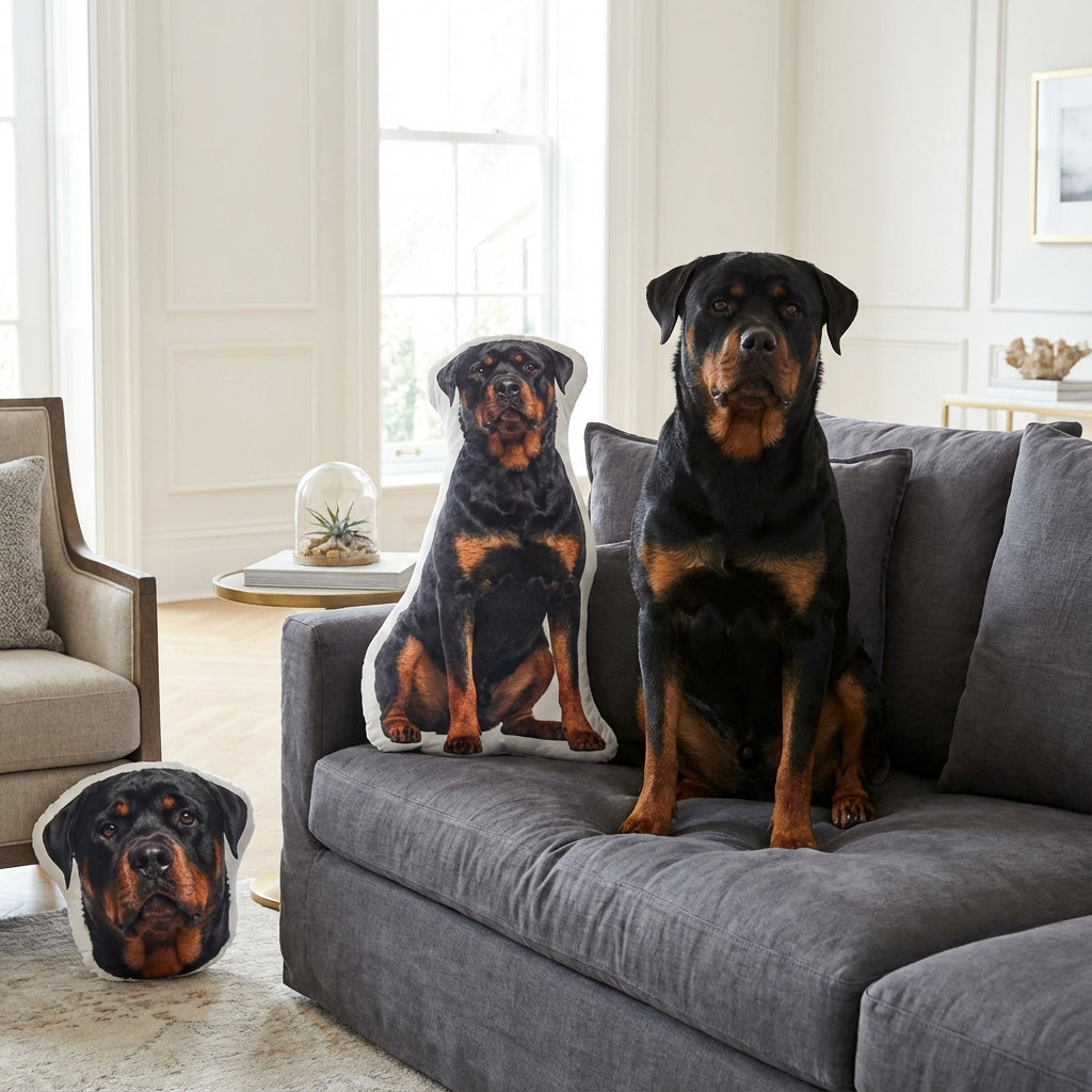 Custom Dog Pillow Printed From Photo