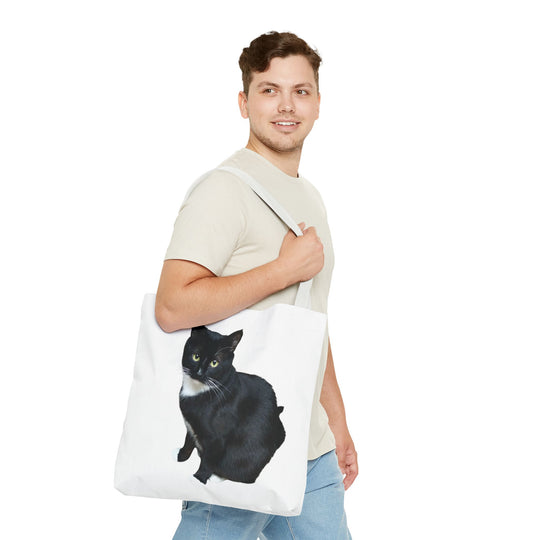 Custom Pet Photo Tote Bag Cute Pet Photo All-Over Print Tote