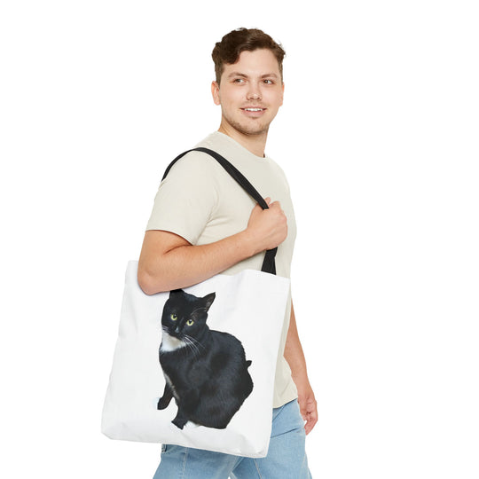 Custom Pet Photo Tote Bag Cute Pet Photo All-Over Print Tote