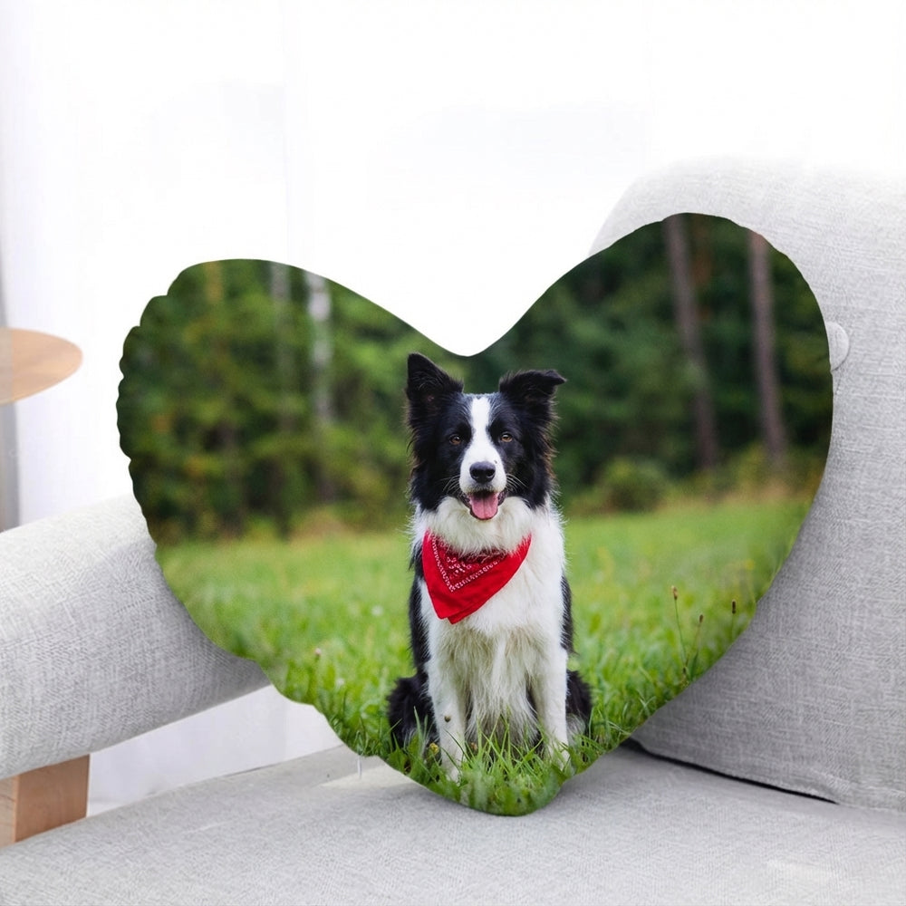 Custom Pet Pillow Heart Shaped