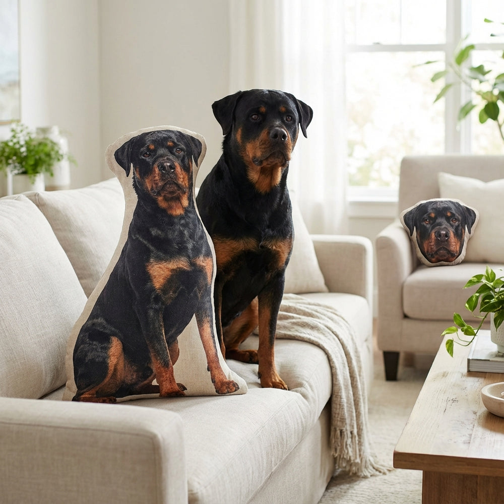 Custom Dog Pillow Printed From Photo