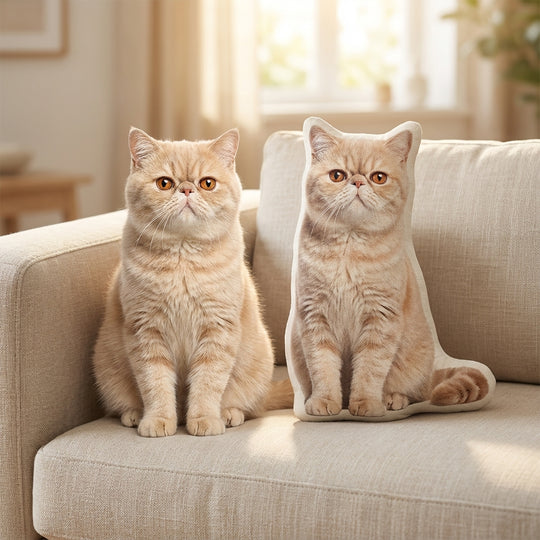 Custom Pet Photo Pillow That Looks Like Your Pet