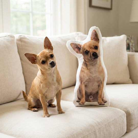 Custom Dog Face Pillow From Photo