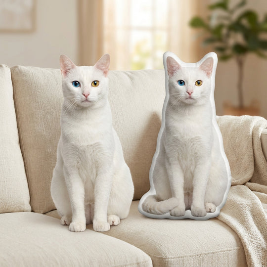 Custom Cat Pillow Unique Home Decor For Cat Lovers