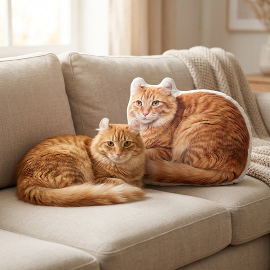 Personalized Cat Pillow From Photo Perfect Memorial Gift