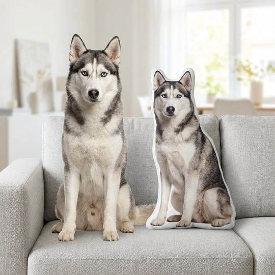 Custom Dog Pillow With Realistic Print