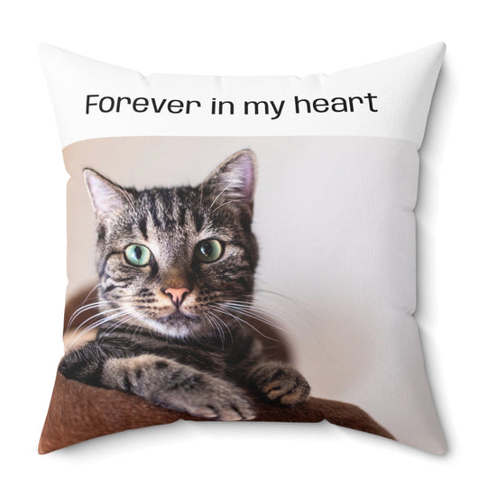Forever in My Heart Pet Pillow – Custom Photo Pillow