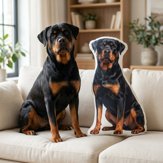 Custom Dog Pillow Printed From Photo