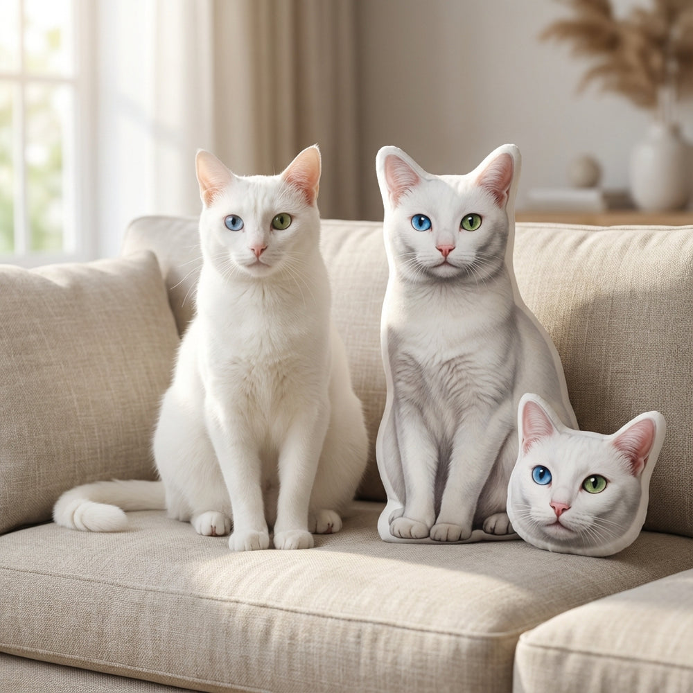 Custom Cat Pillow Unique Home Decor For Cat Lovers
