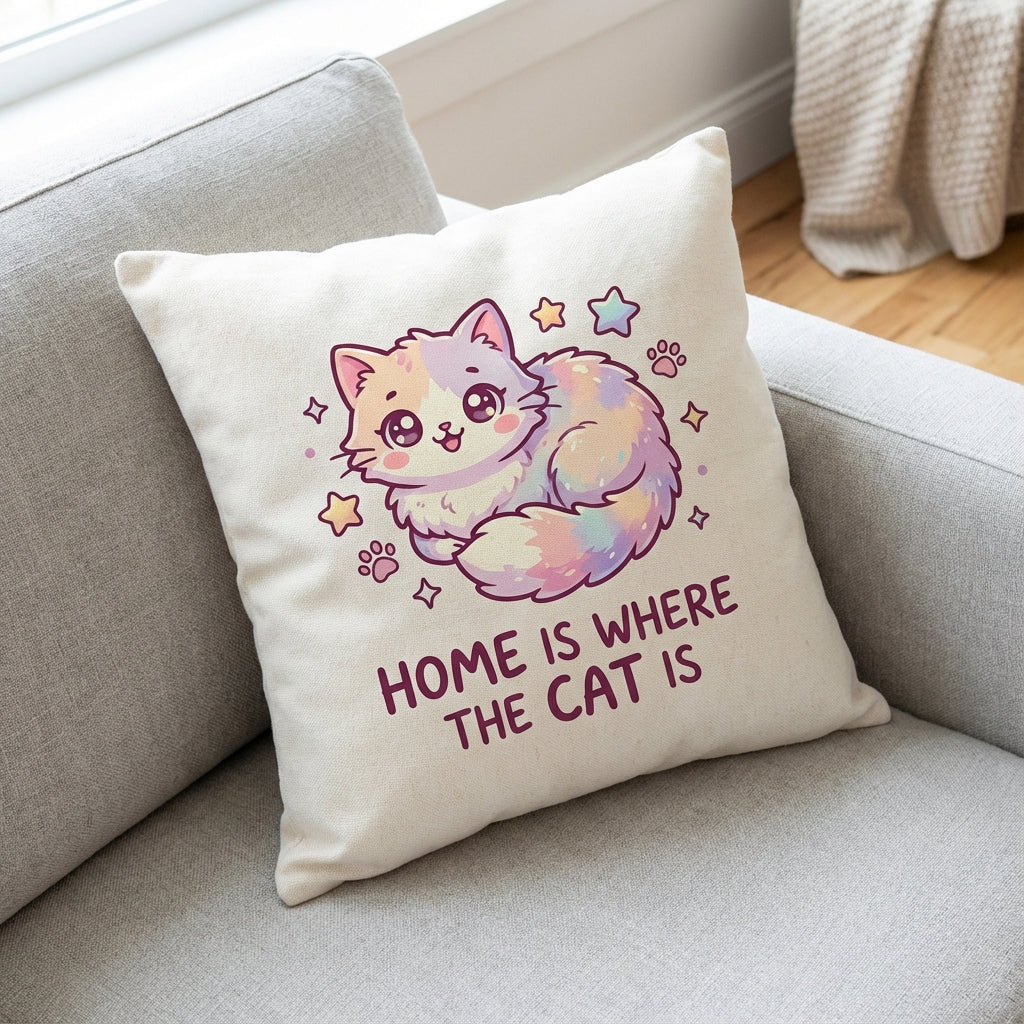 Home Is Where The Pet Is Pillow