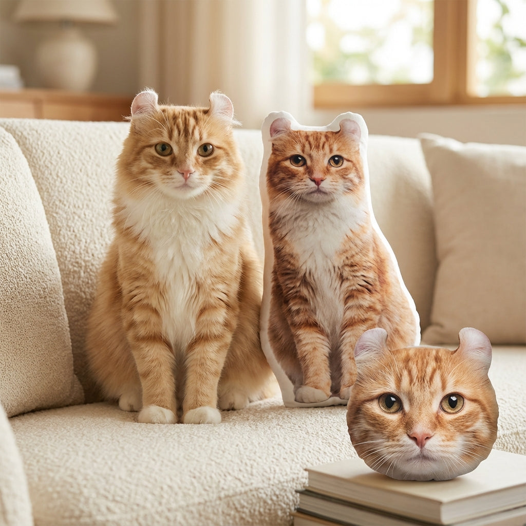 Personalized Cat Pillow From Photo Perfect Memorial Gift