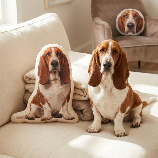 Custom Dog Shaped Pillow From Your Pet Photo