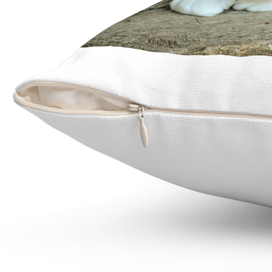 Custom Pet Photo Pillow with Name - Pet Name Pillow