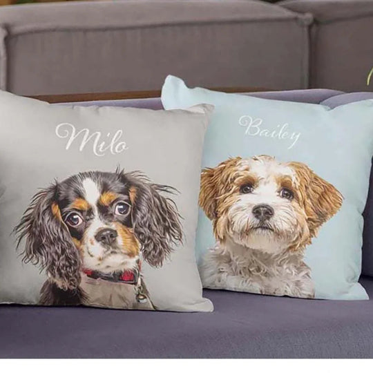 Customized 3D Cat/Dog Name Pillow