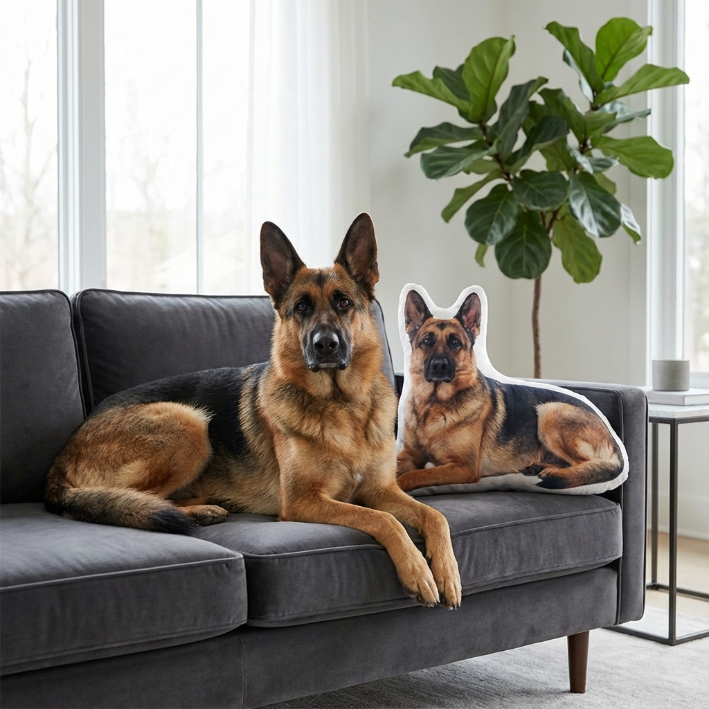 Custom Pet Shaped Pillow That Looks Like Your Pet