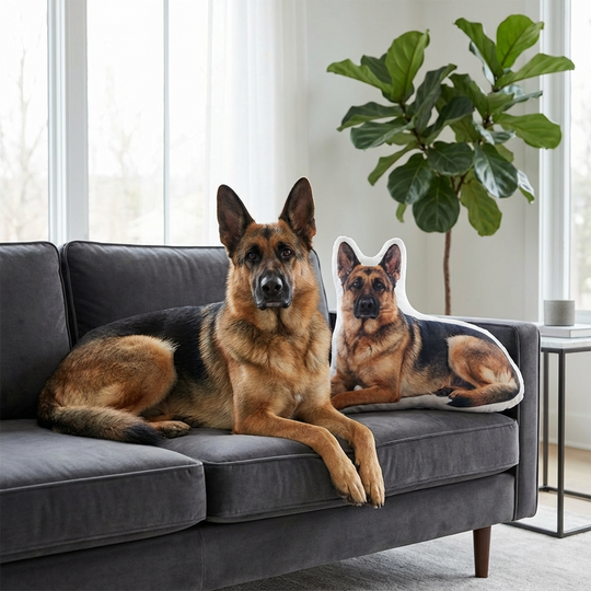 Custom Pet Shaped Pillow That Looks Like Your Pet