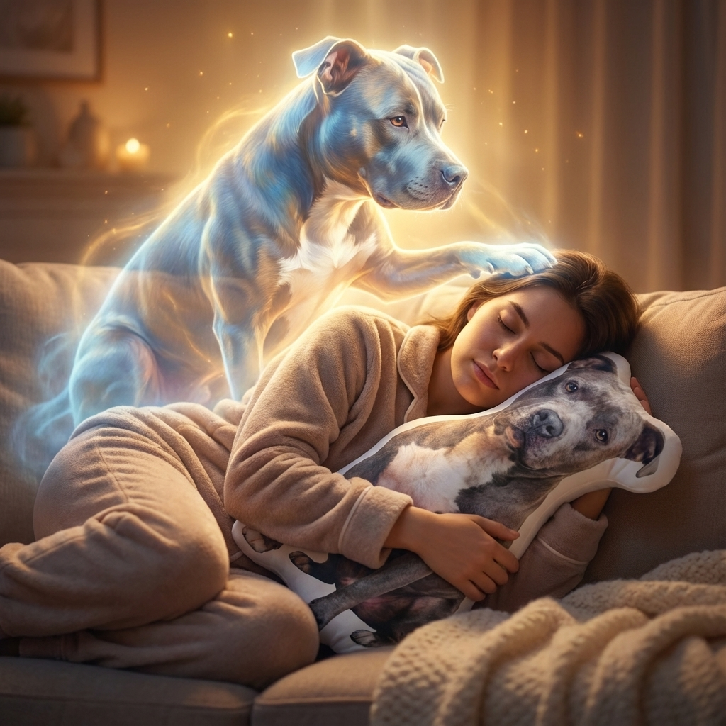 Custom Dog Pillow From Photo Best Memorial Gift For Dog Owners