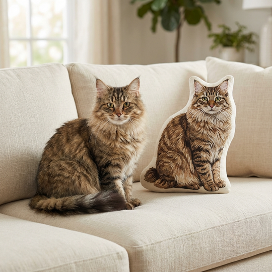 Custom Cat Pillow Turn Your Beloved Cat Into A Huggable Cushion