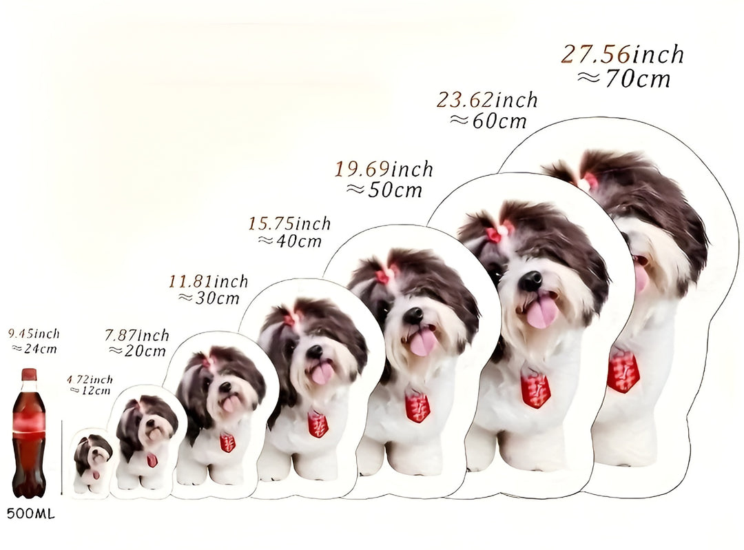 Custom Dog Face Pillow from Your Pet Photo